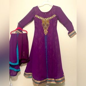Anarkali full suit 3pc